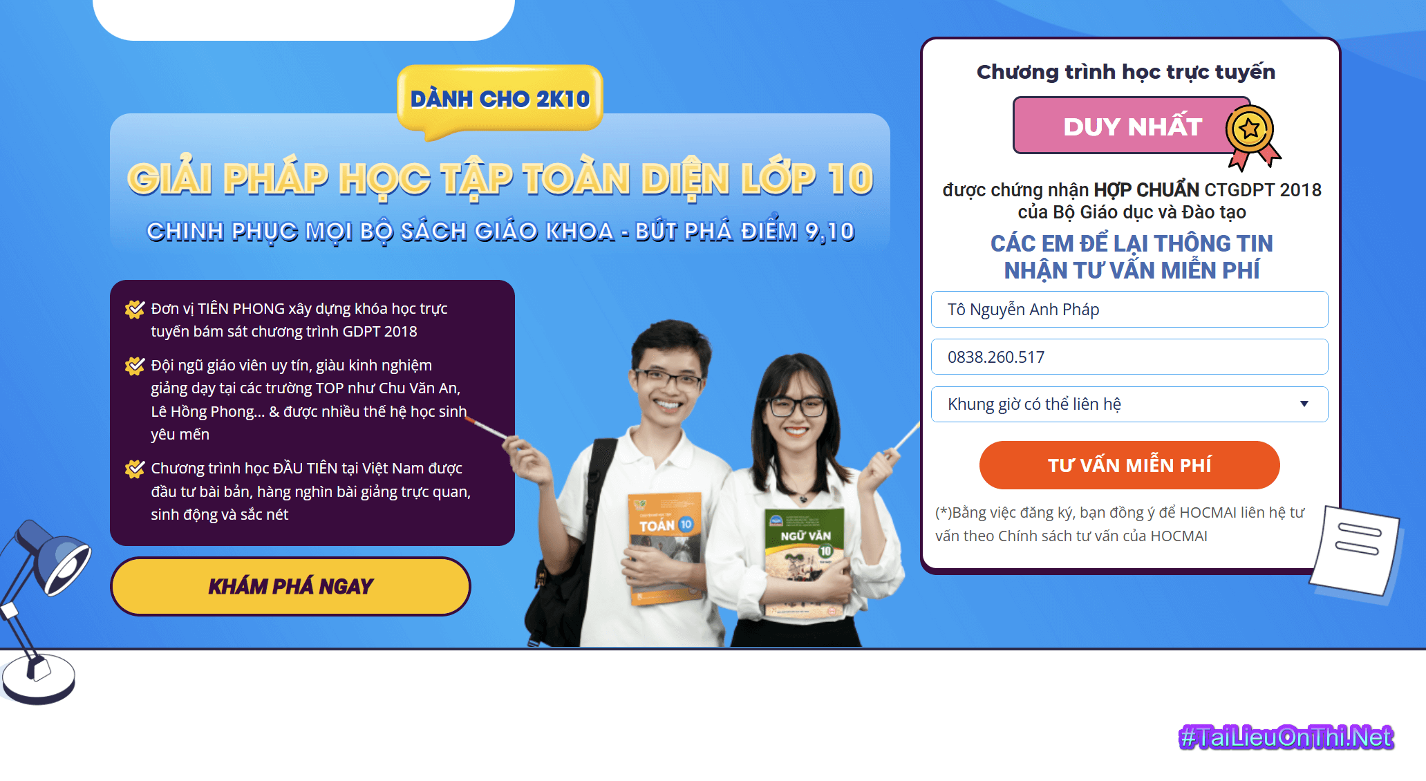 COMBO HS10 2026 2K10 - FULL KHOÁ HỌC TỐT LỚP 10 2026